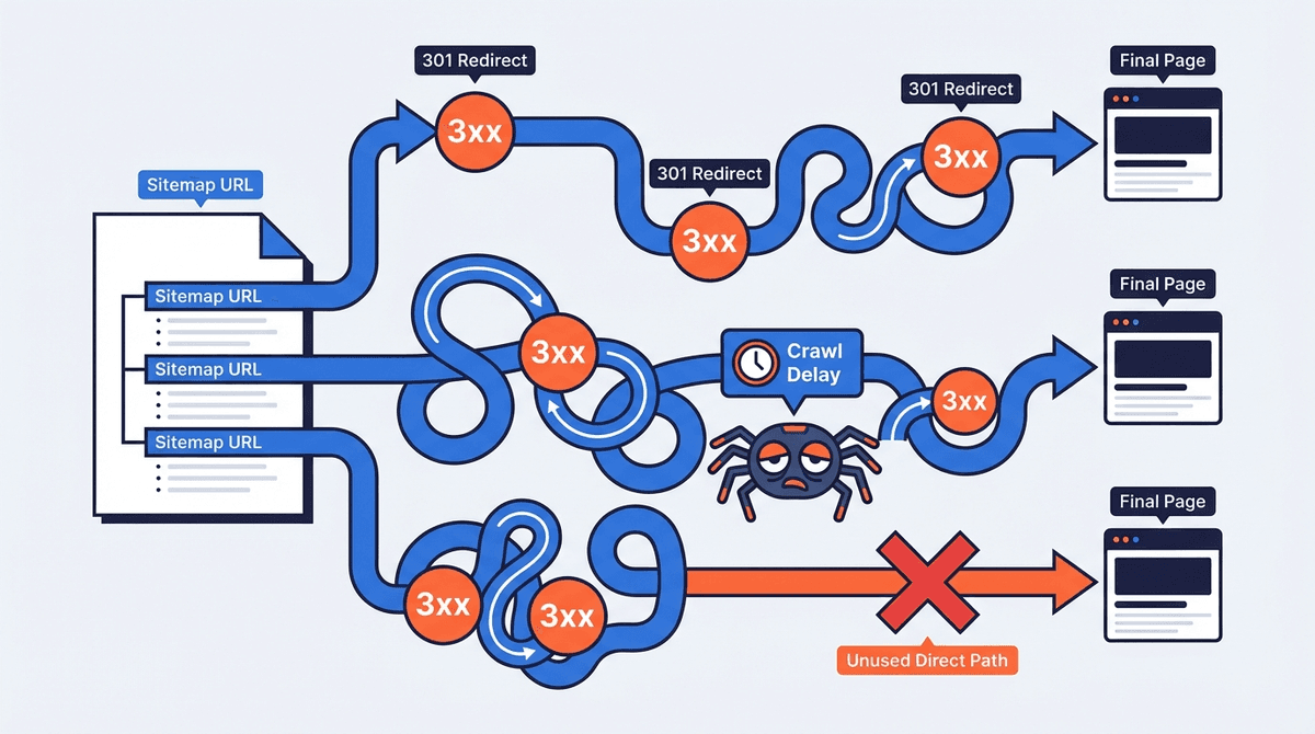 3xx Redirect in Sitemap: Why It Matters for SEO in 2026