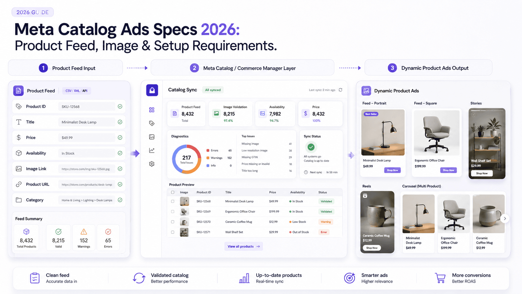 Meta Catalog Ads Specs 2026: Product Feed, Image & Setup Requirements