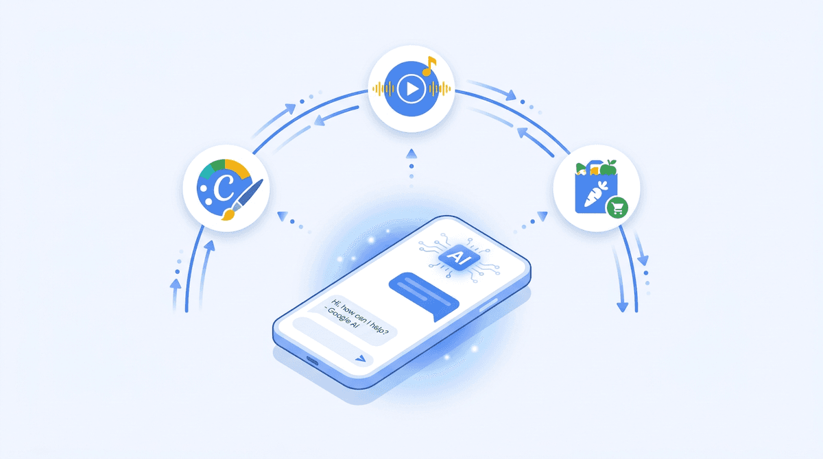 Google AI Mode Connected Apps: How Canva, YouTube Music & Instacart Work Together