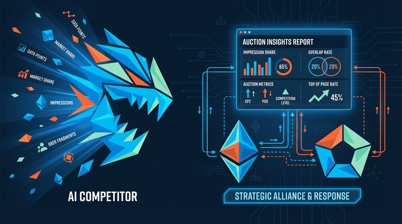 Google Ads Auction Insights: Who’s Eating Your Lunch, and How to Respond to AI-Driven Competitors