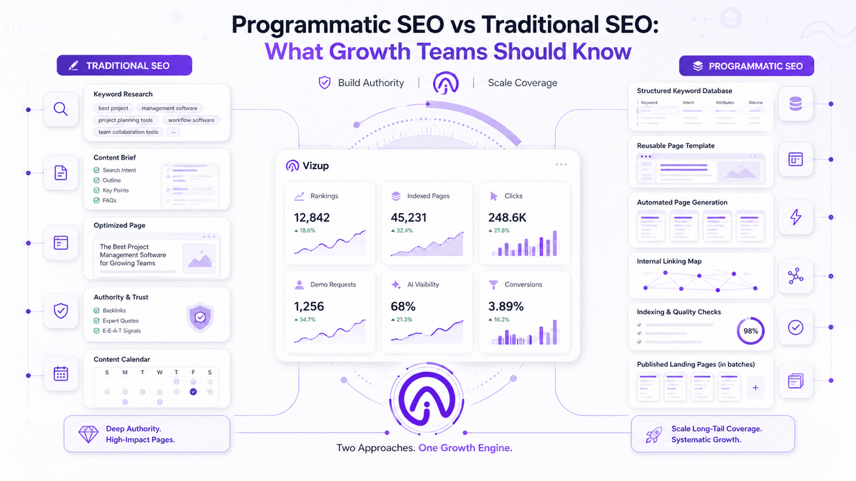 Programmatic SEO vs Traditional SEO: What Growth Teams Should Know