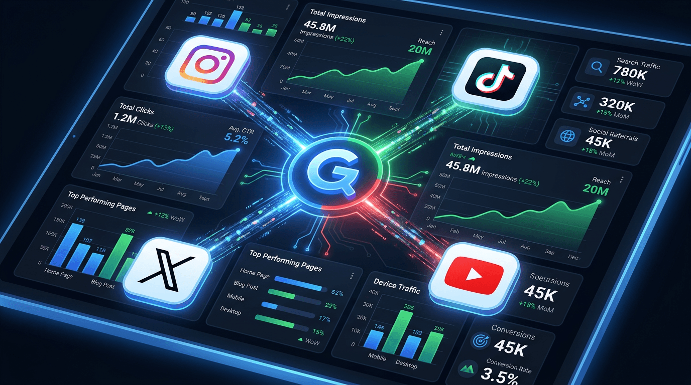 Google Search Console Now Shows How Instagram, TikTok, X, and YouTube Content Performs on Search
