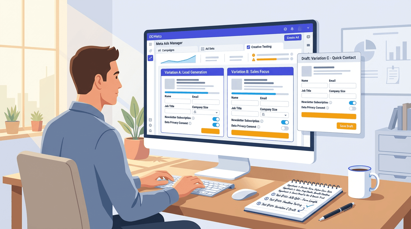 A Marketer's Guide: How to Systematically Test and Edit Meta Instant Form Variations