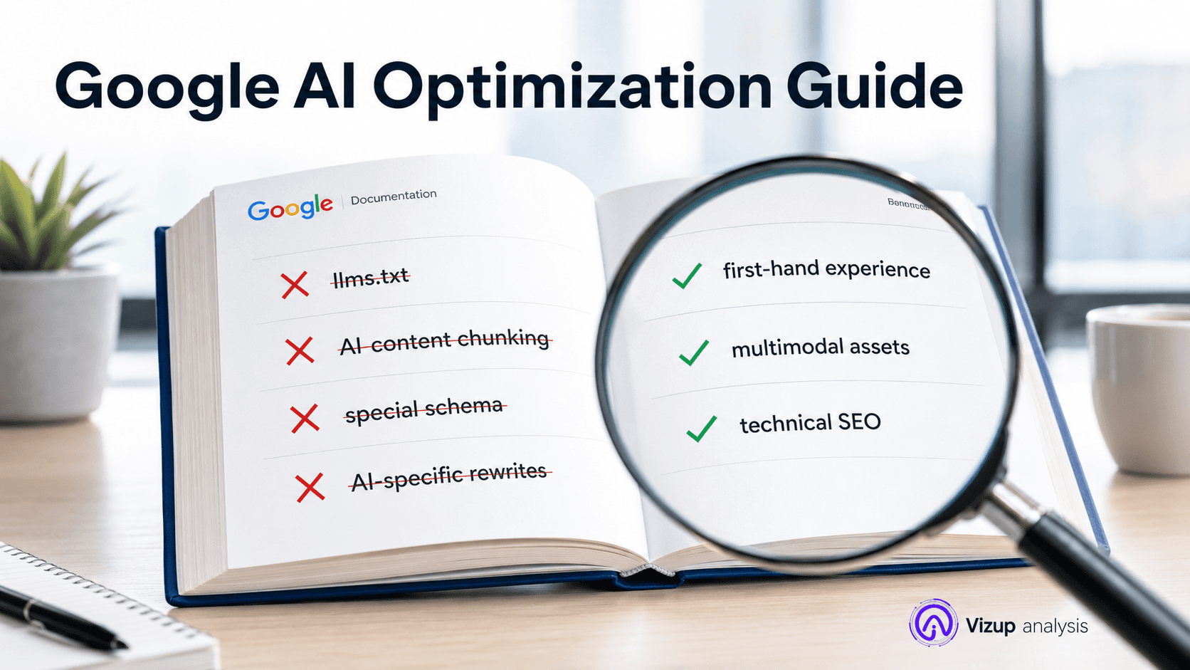 Google AI Optimization Guide — What the Official Documentation Actually Tells You to Do (and Stop Doing)