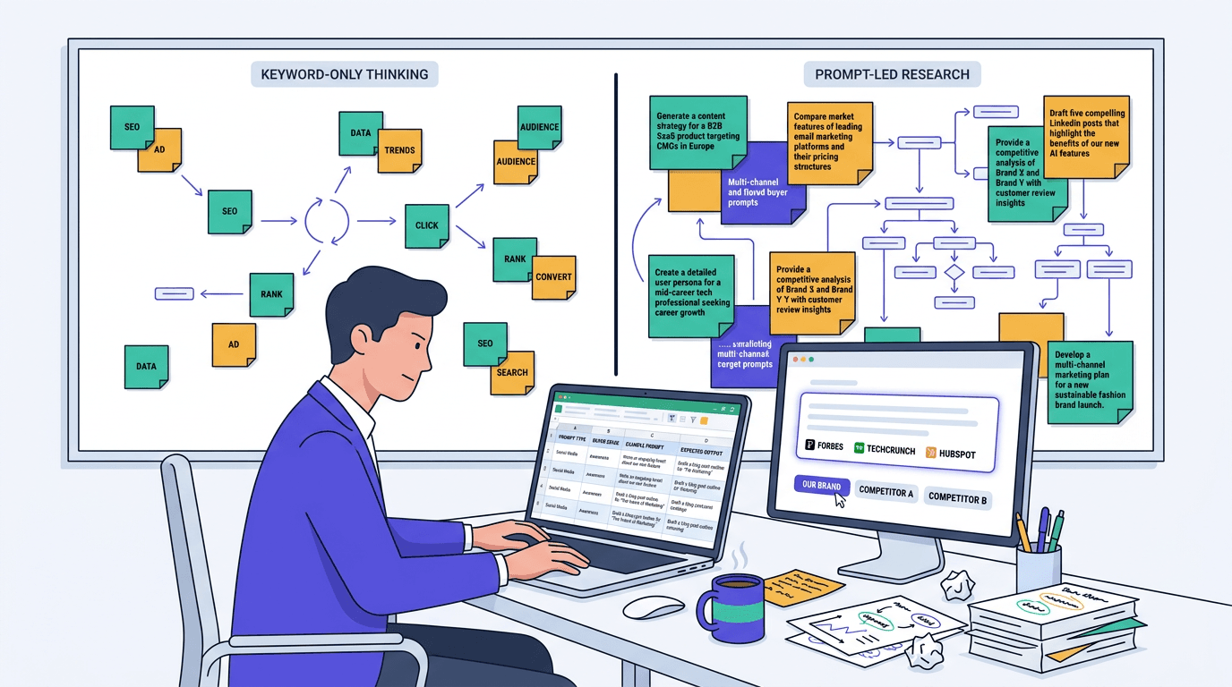 Prompt Research for AI Search: How to Find the Questions Buyers Ask ChatGPT
