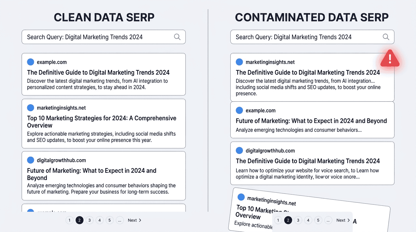 Poisoned SERPs: How to Tell Whether Your Rank Tracking Data Survived September