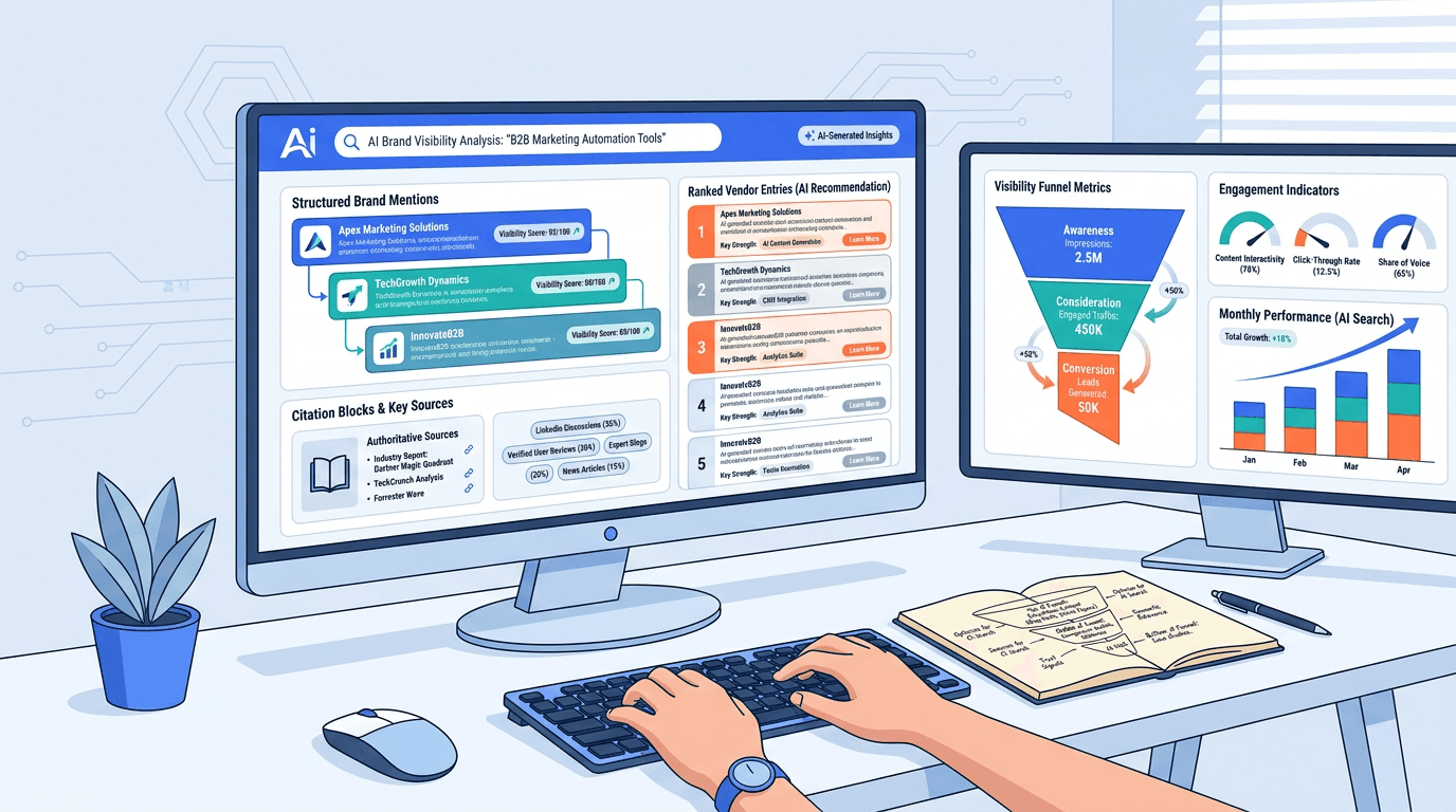 B2B Content Marketing Strategy for AI Search Visibility