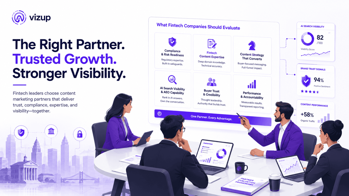 Fintech Content Marketing Agency: How to Evaluate Partners and Visibility